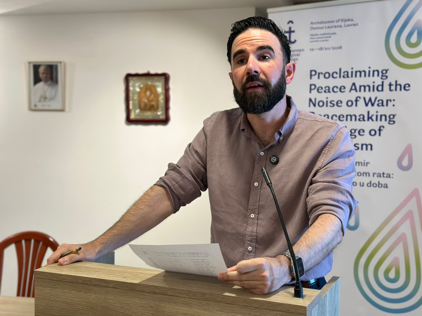 Pomirenje je rođenje nečega što se dotad smatralo nemogućim » naslovna